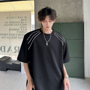 Structured Short Sleeve T-Shirt Loose