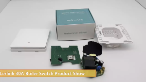 Tuya Smart Heater Switch WiFi Zigbee 30A Water Heater Smart Life Tuya APP Remote Control Alexa Echo Google Home Voice Control Button Style