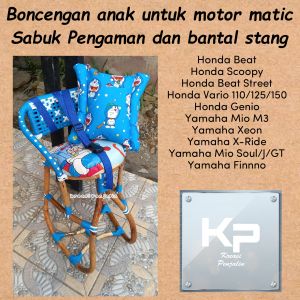 Boncengan Anak Motor Matic FREE SABUK dan BANTAL STANG