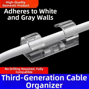Wire Management Cable Organizer Adhesive Wall Clips