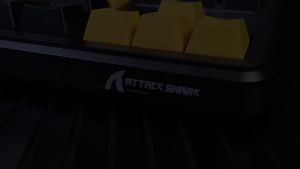 ATTACK SHARK | ATTACK SHARK X87 Wireless Mechanical Keyboard Tri-Mode 87 Keys Gasket Mount Hot-Swap PBT RGB Gaming Keyboard Compact TKL