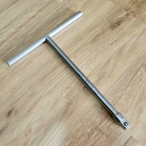 Cần Siết 1/2 Cán Thép Tạo Lực Chữ T Cán Thép Tiện Lợi Khi Trở Đầu Làm Búa Sử Dụng Kết Nối Được Nhiều Size Đầu Khẩu Ổ Cắm Vuông 1/2