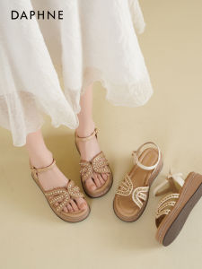 Daphne | Thick Sole High Heel Wedge Sandals for Women
