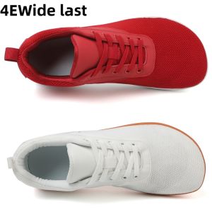 Men Or Women 4E wide last walking shoes Barefoot shoes mesh breathable suitable for wide foot diabetes foot swelling