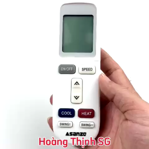Điều khiển điều hòa ASANZO Mã 01 nắp bật remote máy lạnh ASANZO-Tặng kèm pin -T&U Remote