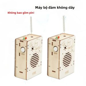Bộ Thí Nghiệm Khoa Học Mô Hình Máy Bộ Đàm Không Dây - Đồ Chơi Giáo Dục Vật Lý Tự Làm Cho Trẻ Em Dụng Cụ Học Tập STEM Đồ Dùng Học Tập