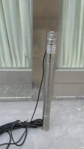 Máy bơm chìm 2 inch 05-1HP kéo nước giếng sâu 20-30m 220V đầu gang bền giá rẻ giao ngay