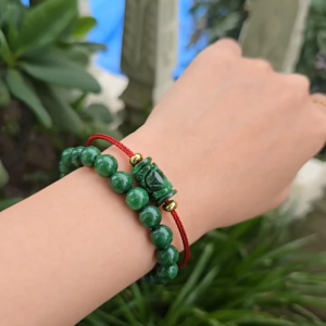 Q1601 Bộ vòng cặp Cẩm Thạch Sơn Thủy  - Phong Thuỷ TUDO