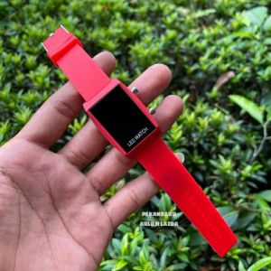 Jam Tangan Led Wanita Kecil Terbaru Realpic Strap Rubber | Jam Tangan Wanita Digital Cewek Tahan Air / Strap Ruber / Jam Tangan Kasual Pria / Jam Tangan Sporty Wanita Persegi Panjang / jam Tangan wanita Petak Led Watch Digital