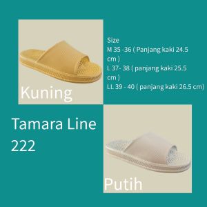 sandal karet pria / wanita casual berkualitas keren empuk sendal selop karet cowok laki laki perempuan dewasa kekinian kece trendy promo murah kualitas terbaik termurah bisa COD Tamara Line 222