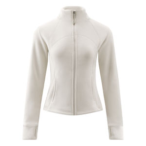 SUHUIQIAN | Thick Plush Lining White Outwear Small Size