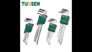 Bộ lục giác đầu bi 9 chi tiết bộ cờ lê lục giác - Một sản phẩm của Tuosen