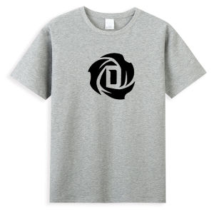 Mens Basketball Training Sports T-shirt Short Sleeve Loose Fit Pure Cotton round Neck Printed Casual Summer Fashion Tee