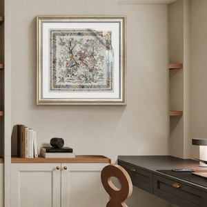 YASISHA | Luxury Silk Scarf Wall Art Abstract Art