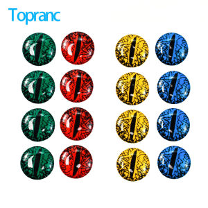 Topranc 4/6/8/10/12mm VIB Artificial Fish Eyes 120Pcs DIY Eye Fishing Tackle Pesca Mini Fishing Lure