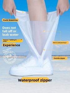 KeyRu | Reusable Waterproof Anti-slip Sandproof Childrens Rain Shoes Socks