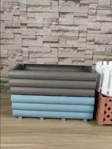 Rectangle Plant Pot Large Planter Box Flower Pot Box Large Simple Special Fence Gid Outdoor Courtyard 花盆