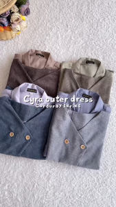 Riskirich Cyra Gamis Vest Korean Style Remaja Kekinian