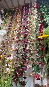 other | Artificial Rose Peony Flower Vine Garland Wedding Arch Decorative Vine for Air Conditioner Pipe Ceiling Home Room Decor Floral R