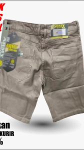 Celana CHINOS PENDEK KANVAS TEBAL PRIA JUMBO
