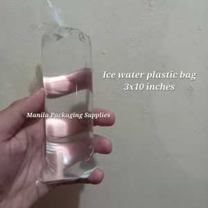(100 pcs) - Triple Hat ice water plastic bag