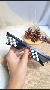 KACAMATA SULTAN FASHION TRUNG LIFE TERBARU MOSAIQ MINICRAFT HITAM