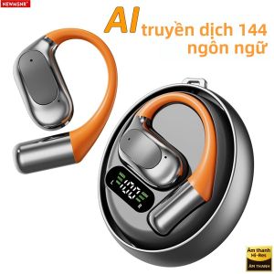 Tai Nghe AI Translator Clip-on Tai Nghe Bluetooth Không Dây Có Móc Tai Với 144 Ngôn Ngữ Âm Thanh Nổi Dịch Hai Chiều Theo Thời Gian Thực