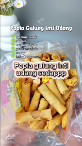 HNL Halal Chilli Prawn Chicken Spring Roll | Popiah Udang Pedas Ayam Serunding Popia