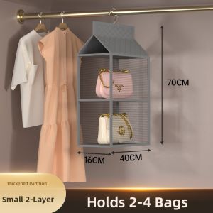 CHUSHE | Japanese Style Hanging Bag Closet Organizer Dustproof Storage Rack