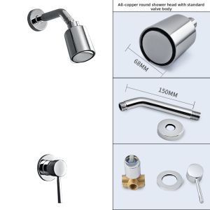 In-Wall Installation Shower Set Nordic Style