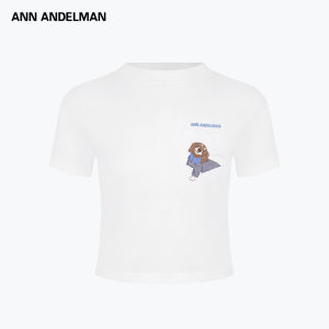 ANN ANDELMAN | Fitted Short Sleeve Embroidered T-Shirt