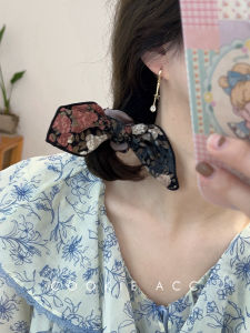 เครื่องประดับผมผ้าซาตินสไตล์เกาหลี ลายดอกไม้ รัดผมโบว์ผีเสื้อ ระดับไฮเอนด์ คุณภาพดี ใหม่ ราคา 30-39.99 หยวน