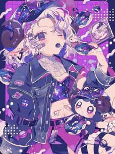 BILIBILI | 2026 New Cute Cartoon Girl Diamond Painting Anime Girl Sticking Diamond Embroidery Handmade DIY Mosaic Home Decoration Gift