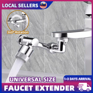 Faucet Aerator 1080° Rotating Bathroom Kitchen Sink Faucet Robotic Arm Multifunctional Dual Mode Aerator Nozzle