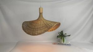 Đèn Treo Mây Tre Đan Có Thể Điều Chỉnh Độ Sáng Với Dây Thừng Gai Dầu Chao Đèn Bằng Giỏ Tre Đèn Gắn Trần Chân E27 Dùng Cho Trang Trí Nhà Cửa