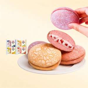 taoli | Blueberry Strawberry Filling Cake Snacks for Office and Leisure