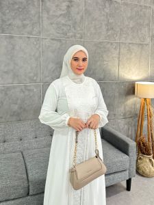 Arabian bordir bertabur Mote Swarosky//Arabian Best seller series Hitam//Arabian bordir Terkini //Yunita Lestari fashion//Promo COD//