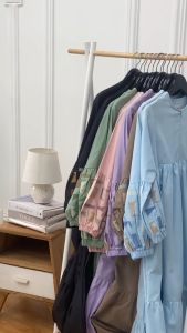 Nurida KAFFAH Series Gamis Syari (Tanpa Khimar) Couple Ibu dan Anak Perempuan Bahan Katun Motif Bordir