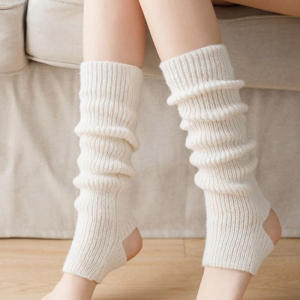 Women Leg Warmers Winter Girl Female Leg Cover For Gym Fitness Y2K Wool Latin Dance Ballet Yoga Loose Socks Long Stocking