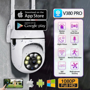 กล้องวงจรปิด 5G กล้องวงจรปิด360 wifi Infrared night vision PTZ Control CCTV Camera กล้อง Full HD Wifi / Wirless IP camer 5ล้านพิกเซล ฟรีอะแดปเตอร์