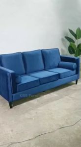 (FREE Installation+Shipping) KBS Gunnar Silk Velvet Sofa / 1 or 2 or 3 Seater / Washable Removable Covers / High Back Support