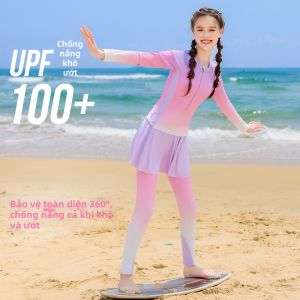 XTEP | Đồ Bơi Dài Tay Phân Cấu Cho Huấn Luyện và Lướt Sóng