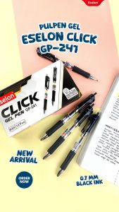 12pcs Pulpen Gel Cetek Eselon GP-241 / Pulpen Gel Cetek CLICK 07mm