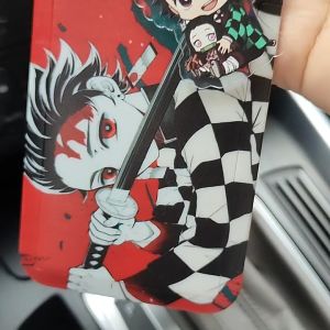 Demon Slayer Kimetsu no Yaiba Touch n Go Card Holder Lanyard Key Chain Card Case Access Card Cover 鬼灭之刃卡套