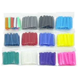 1Pack=1040PCS/40Sticks Dental Orthodontic Elastic Ligature Ties Bands for Brackets Braces Ortho Treatment Colourful to Choose