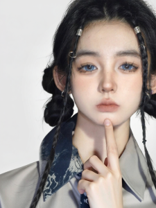 Blue Daily Disposable 10 pcs Sandwich Technology Contact Lenses