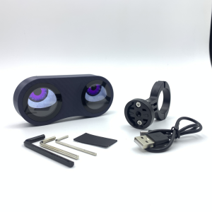 Bicycle Dynamic Devil Eyes LED Light Motorcycle Taillight Bike Scooter Waterproof  Charging Taillight Motorbike Retrofit Kit