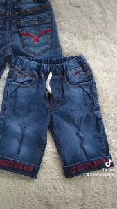 Celana Jeans Pendek Anak Cowok Laki-Laki 5-12 Tahun Model Sobek