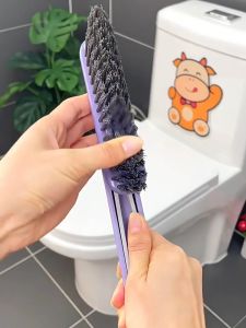 Cây Cọ Vệ Sinh Bồn Cầu Nhà Tắm Xoay 360 Độ Đánh Bay Vết Bẩn Trong GócBản Chải Chà Sàn Bản Cao Cấp 2in1 Kèm Kẹp Gắp Rác