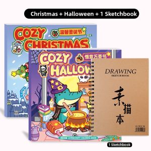 JUANJUANYUN | Calming Training Sketchbook Coloring Book